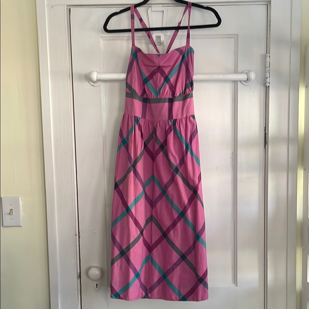Tulle Los Angeles Chic Pink Cotton Dress | Size Small